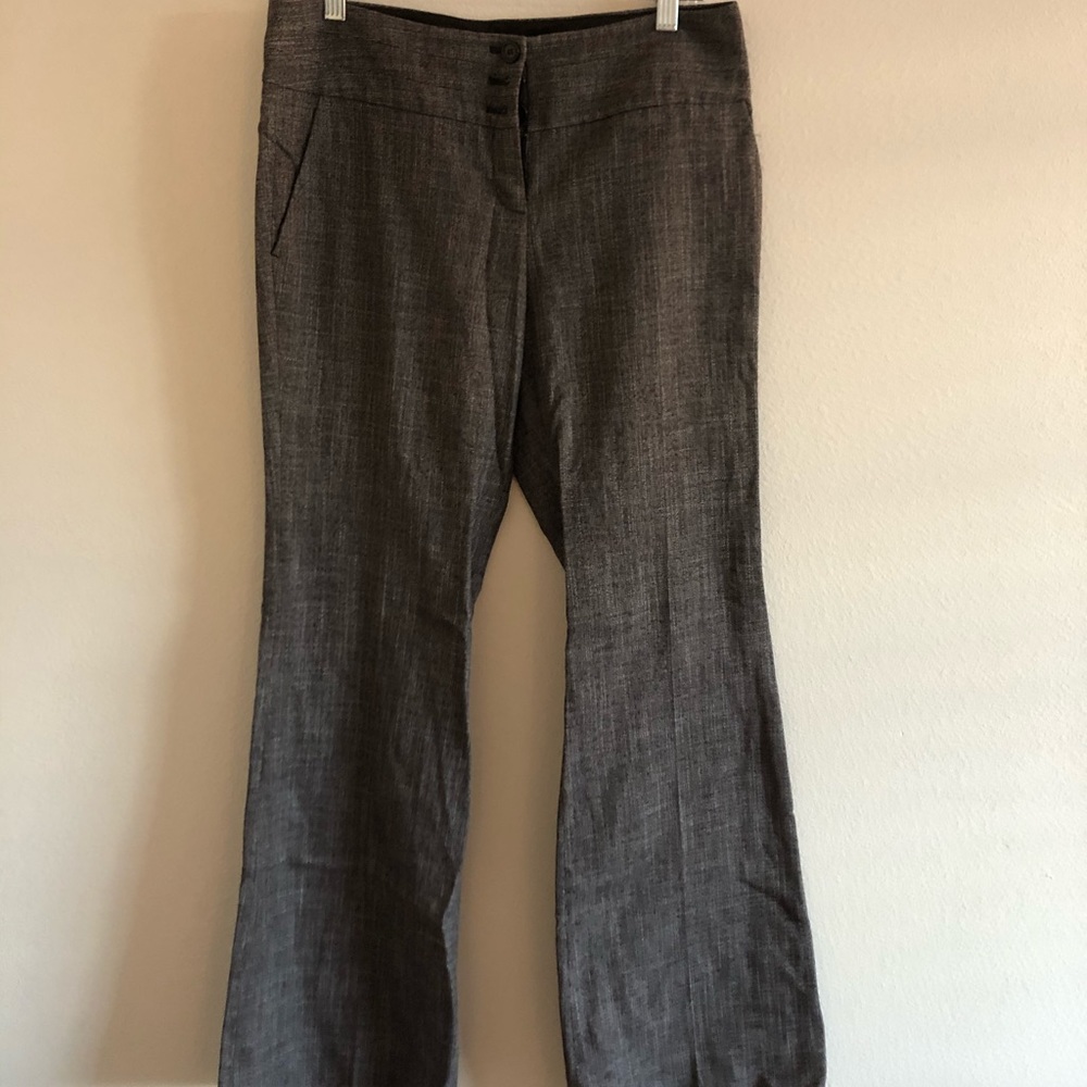 The limited wide leg grey dress pant